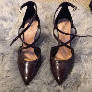 Zara patent heels